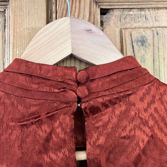 NWT House of Harlow x Revolve Medium Orange Cropped Blouse - Picture 11 of 11